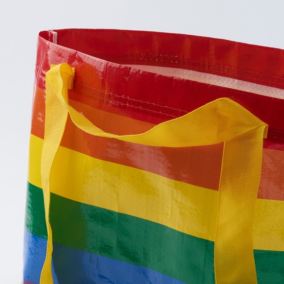 (2) IKEA STORSTOMMA LGBTQ Pride Reusable Tote Bag - Picture 3 of 3